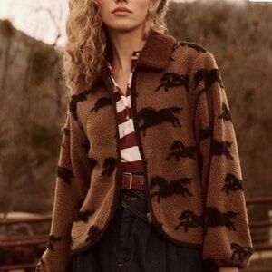 THE GREAT pasture horse fleece jacket